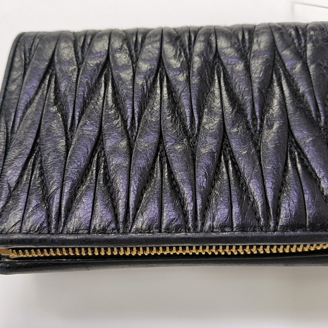 Lambskin Wallet Black