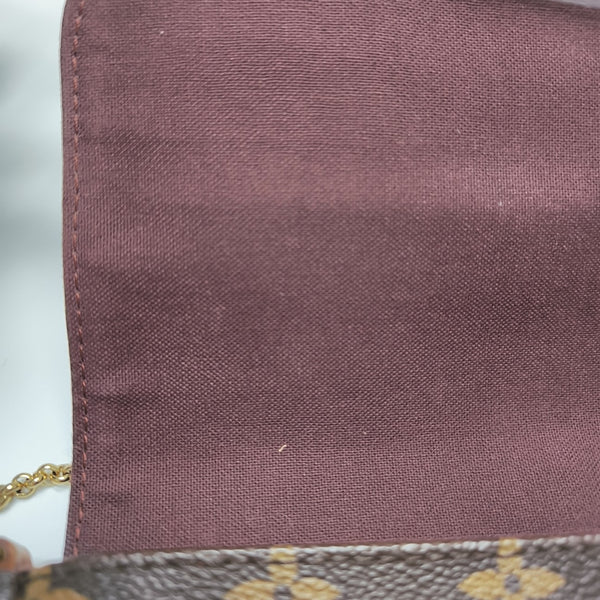 FAVORITE PM Monogram Coated Canvas Brown