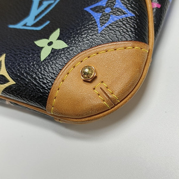 LV × TM VINTAGE MILLA Monogram Coated Canvas Black