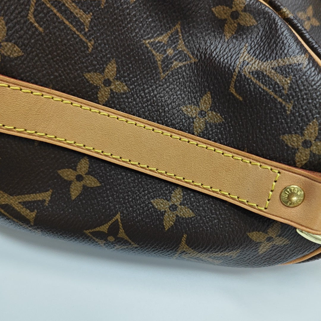 SPEEDY 25 Monogram Coated Canvas Brown