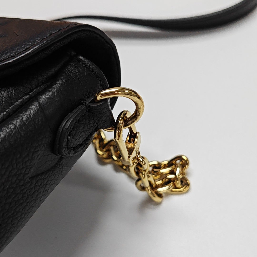 IVY Monogram Calfskin Black