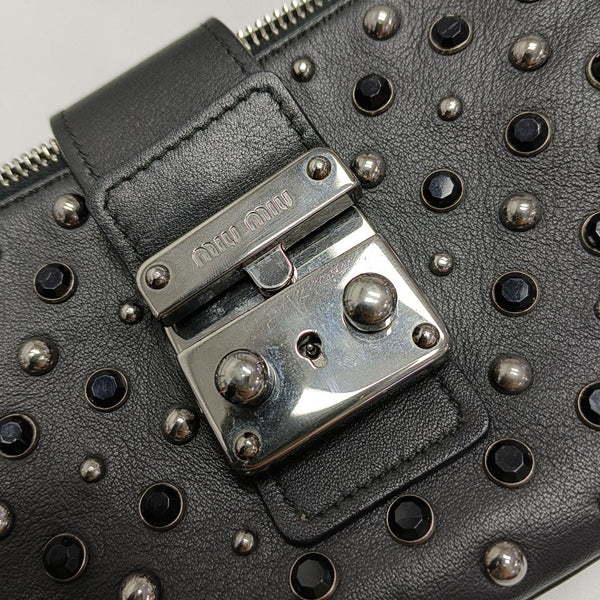 Calfskin Crossbody Bag Black