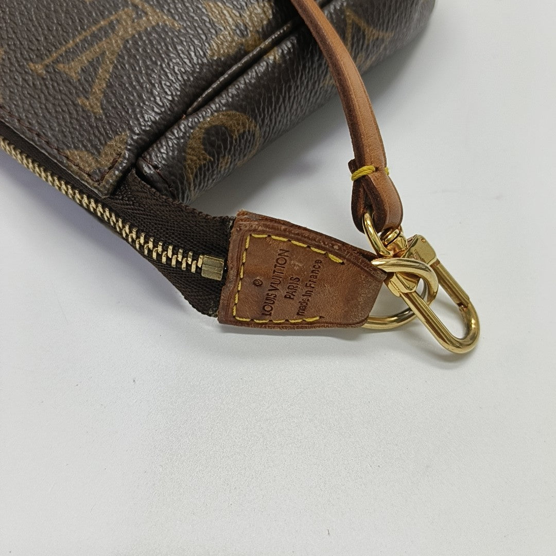 ACCESSOIRES Monogram Coated Canvas Brown