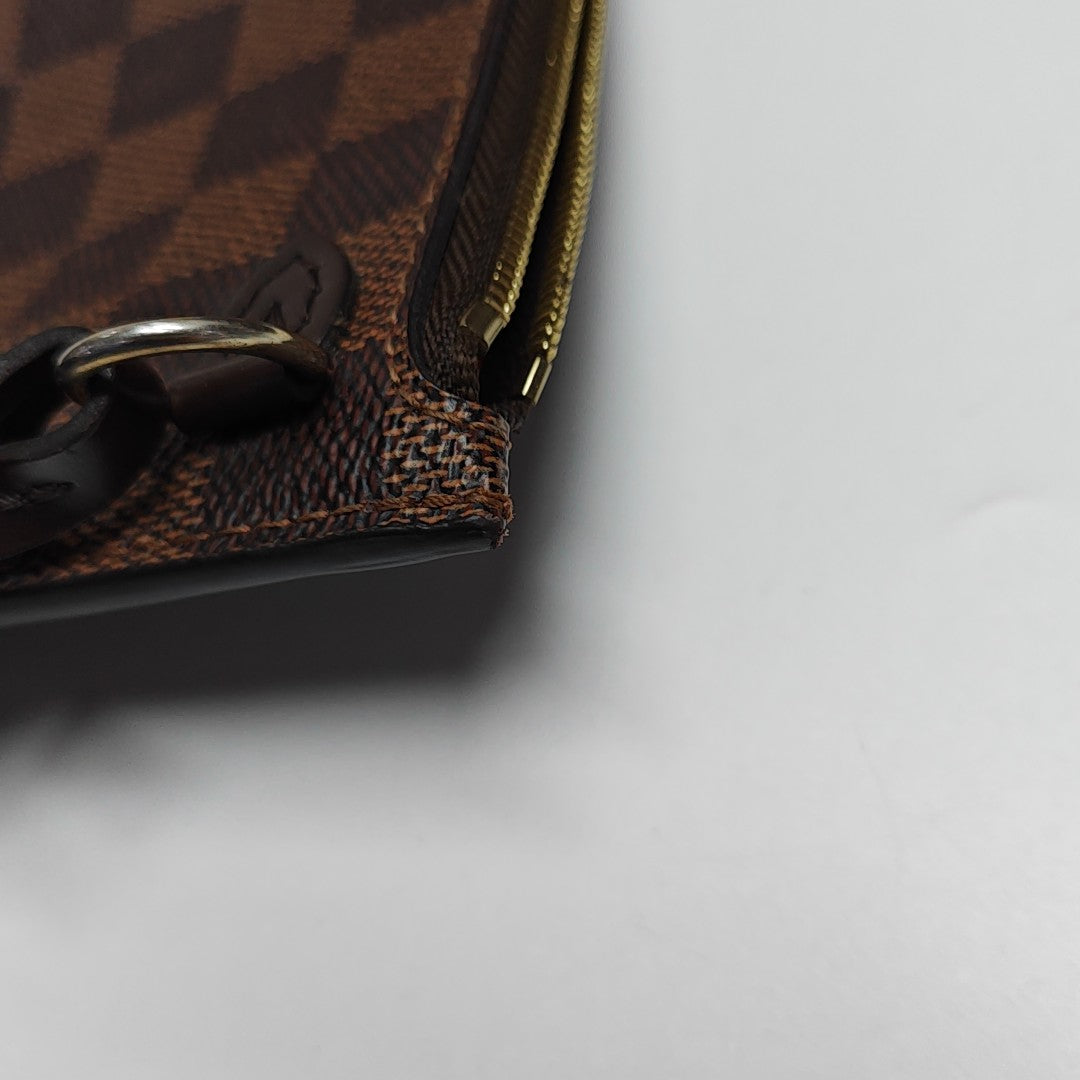 NEVERFULL MM Damier Ebene Coated Canvas Brown