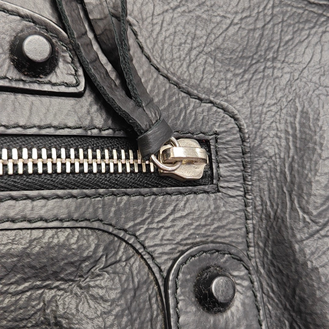 Calfskin Shoulder Bag Black
