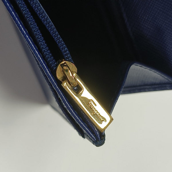 Calfskin Wallet Blue