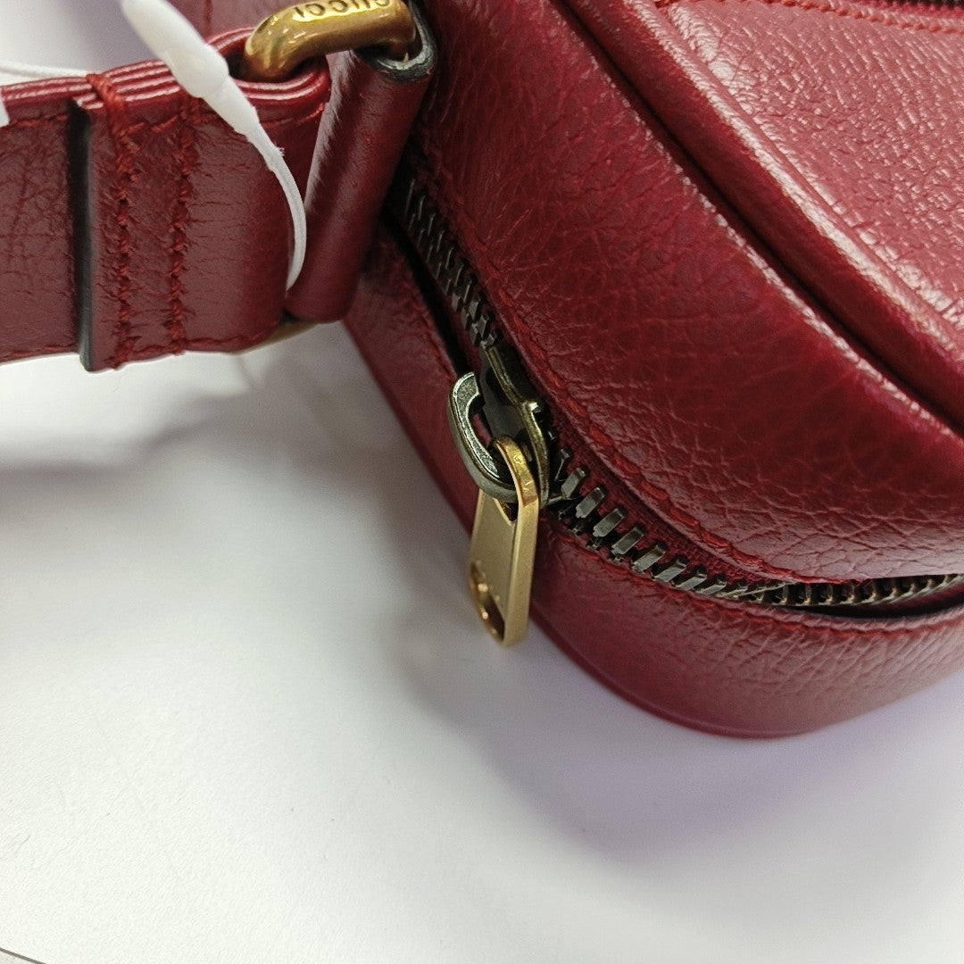 Print Calfskin Red