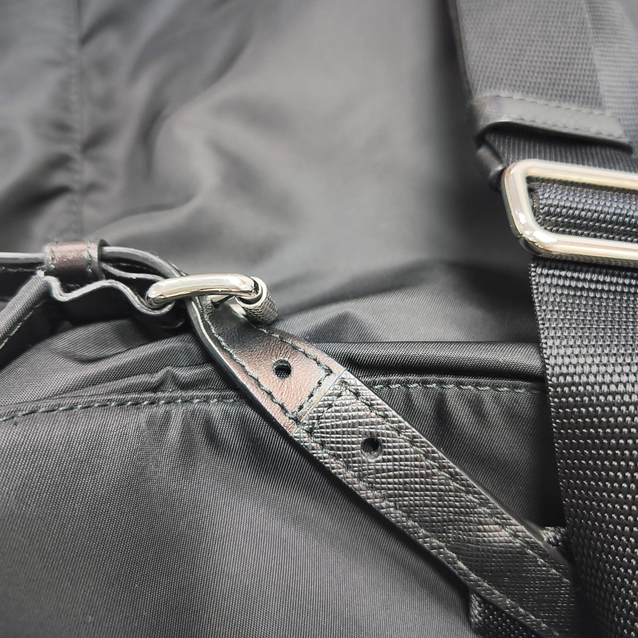 Nylon Backpack Black