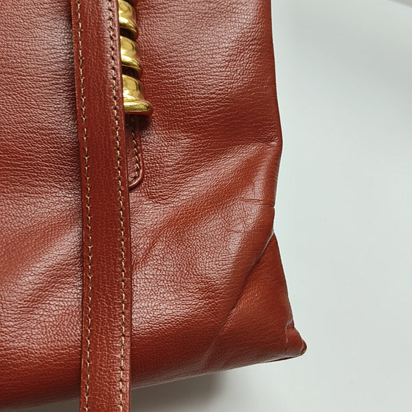 Calfskin Tote Bag Red