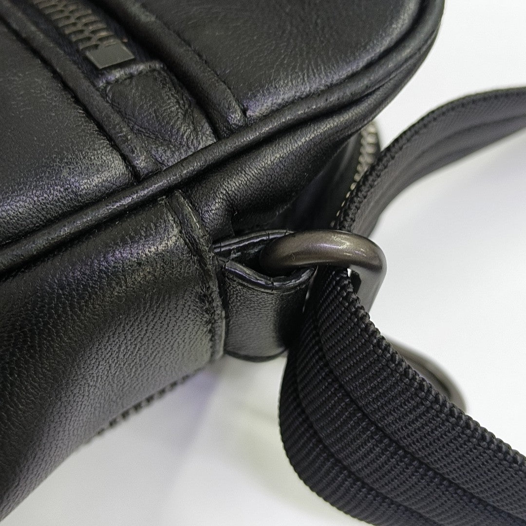 Calfskin Shoulder Bag Black