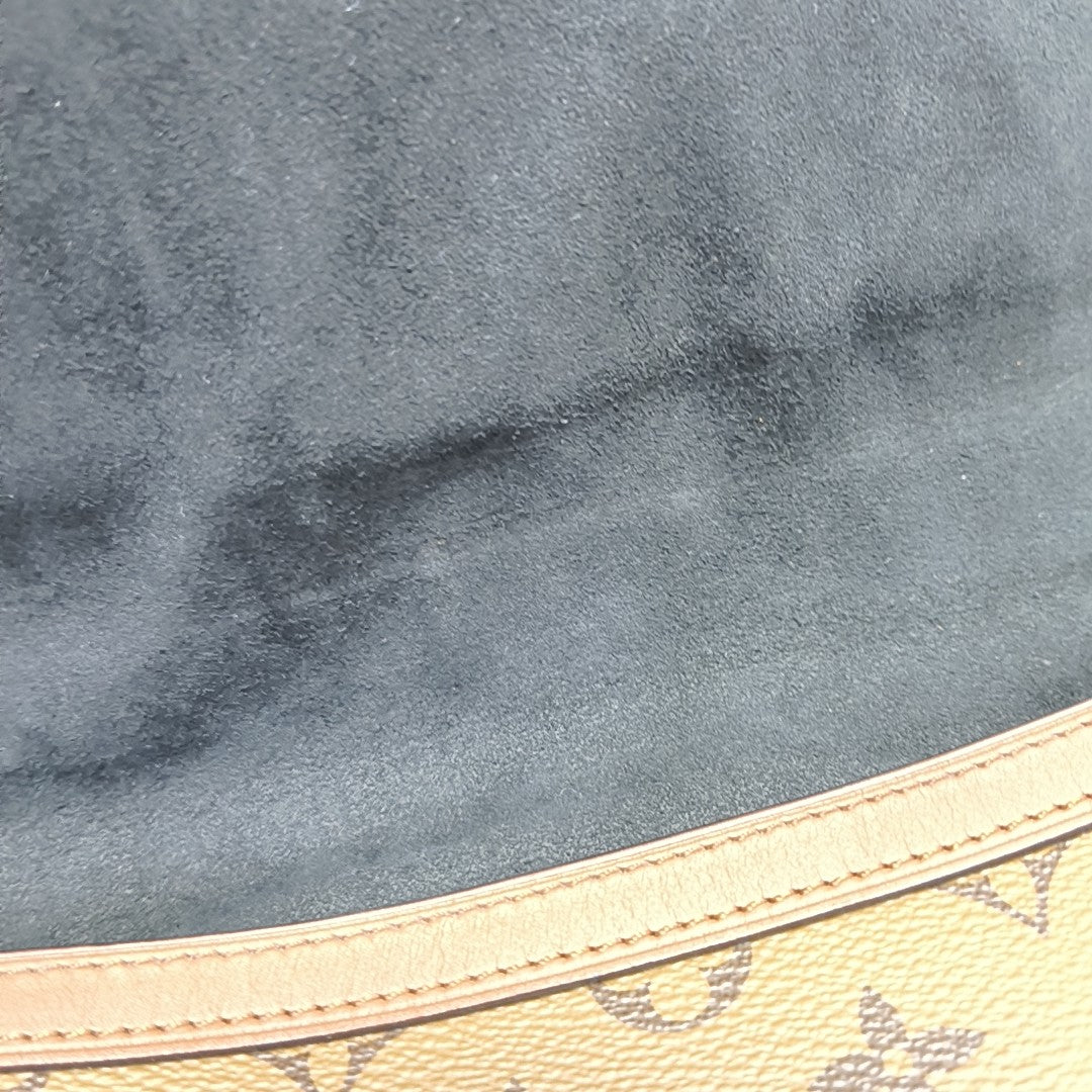 DAUPHINE MM Monogram Coated Canvas Brown