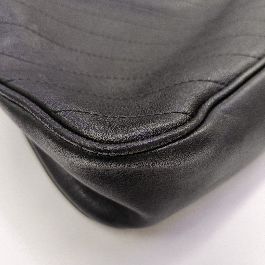 Blondie Medium Quilted Calfskin Black
