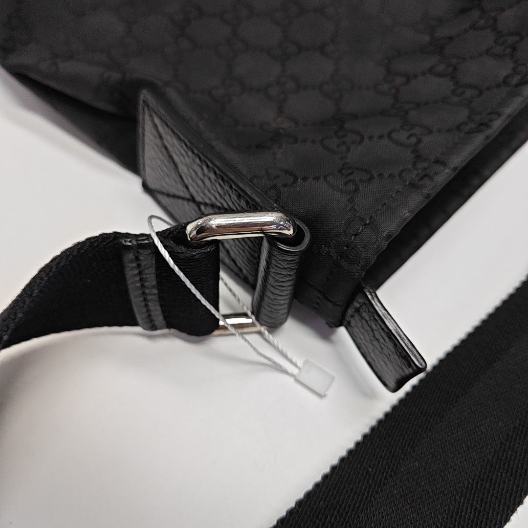 GG Supreme Monogram Nylon Black