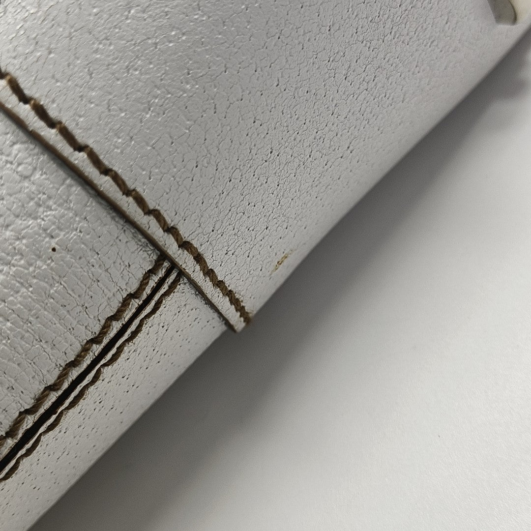 Calfskin Top Handle Bag White