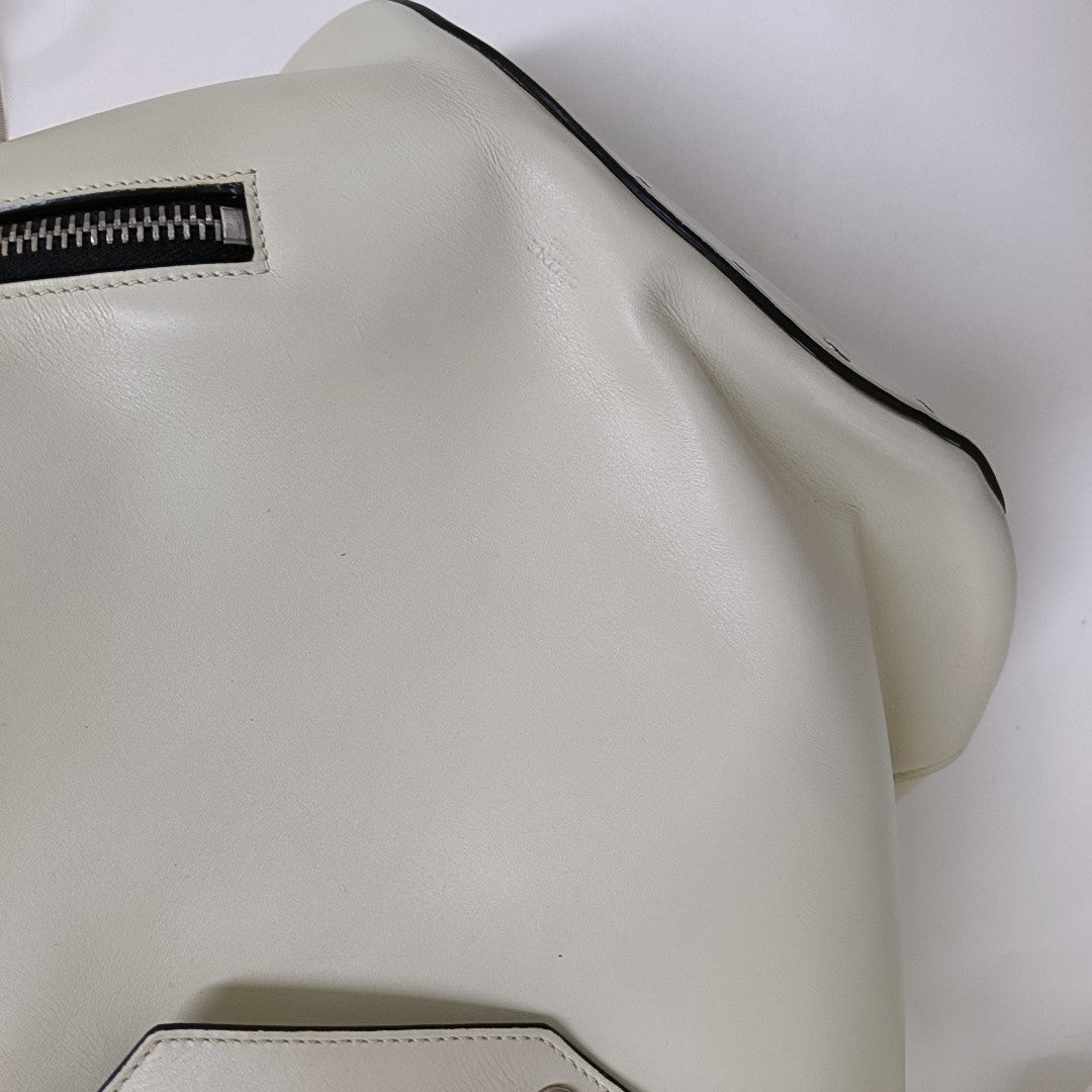 BIKER Calfskin White