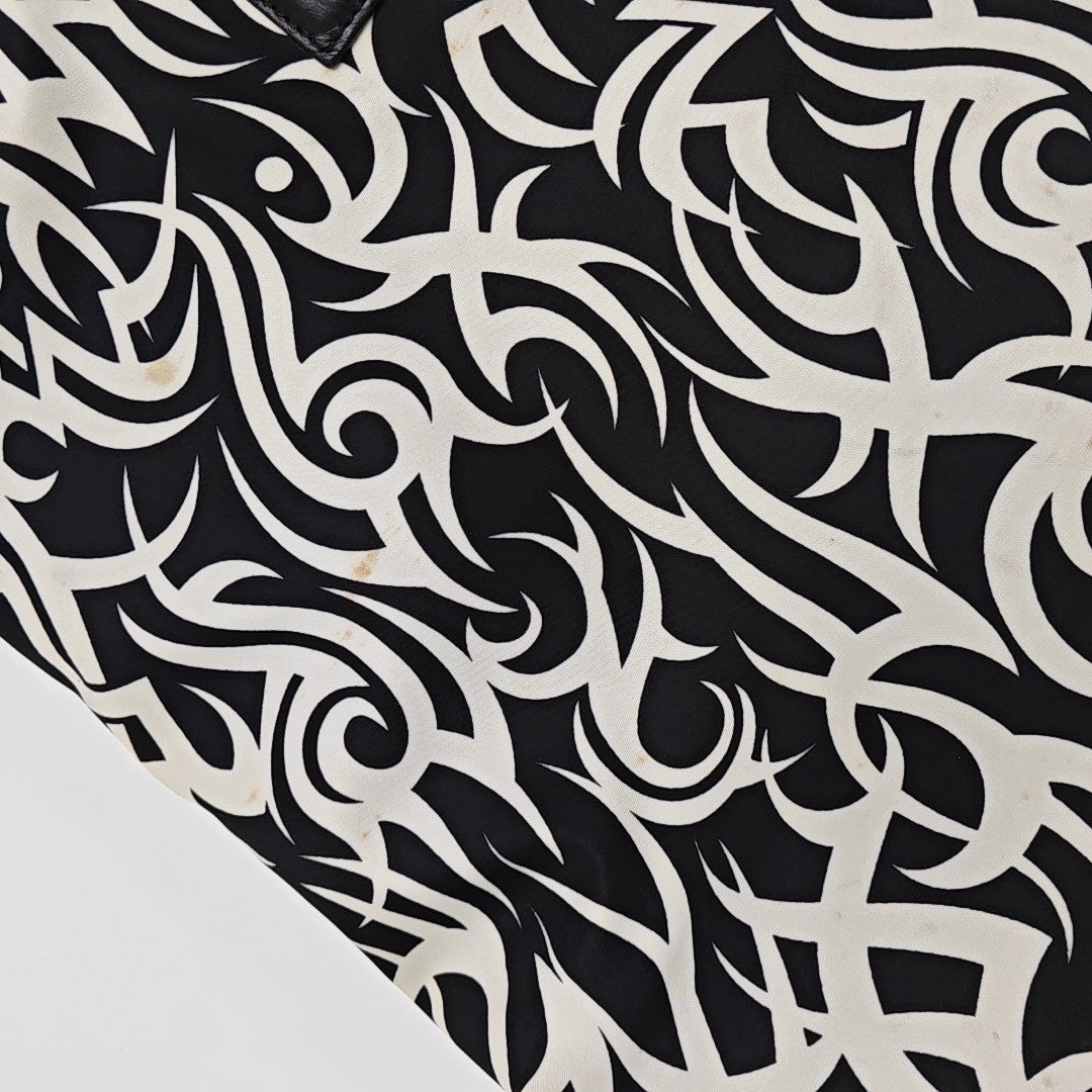 Fabric Shoulder Bag Black