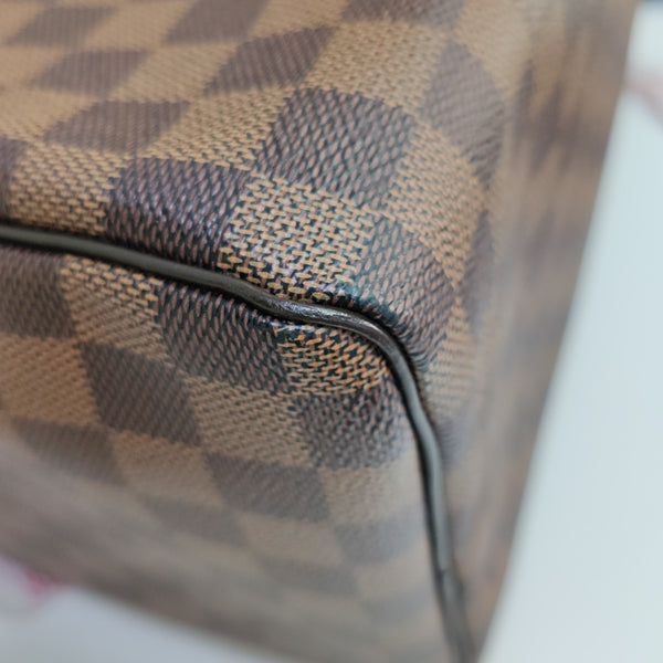 SPEEDY 25 Damier Ebene Coated Canvas Brown