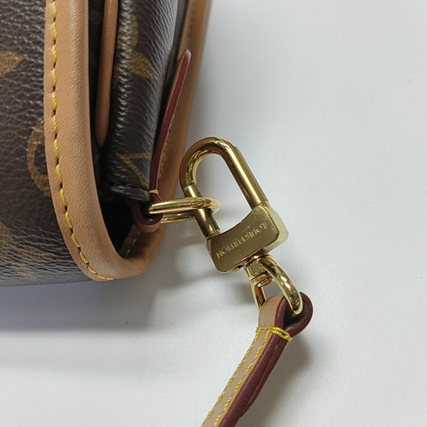 DIANE Monogram Coated Canvas Brown
