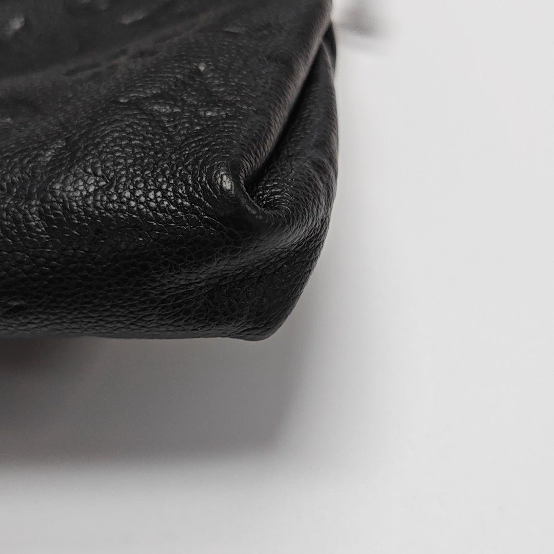 Pochette Pallas BB Monogram Calfskin Black