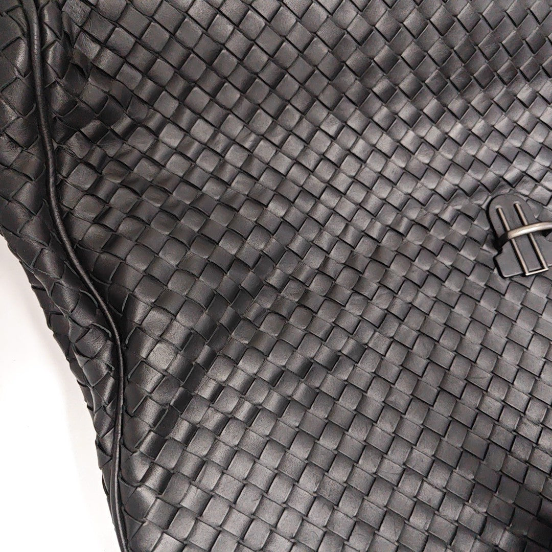 Calfskin Top Handle Bag Black