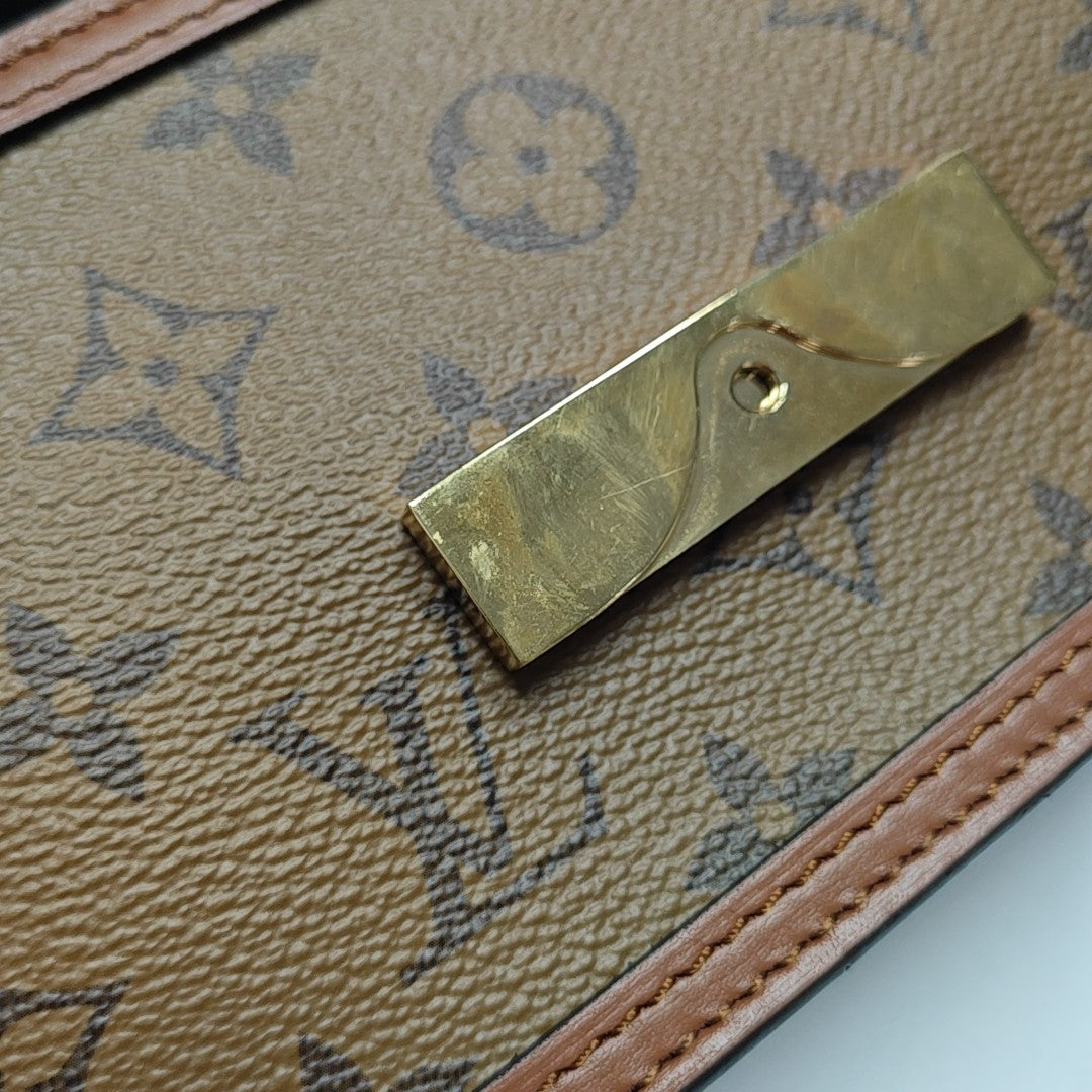 DAUPHINE WOC Monogram Coated Canvas Brown