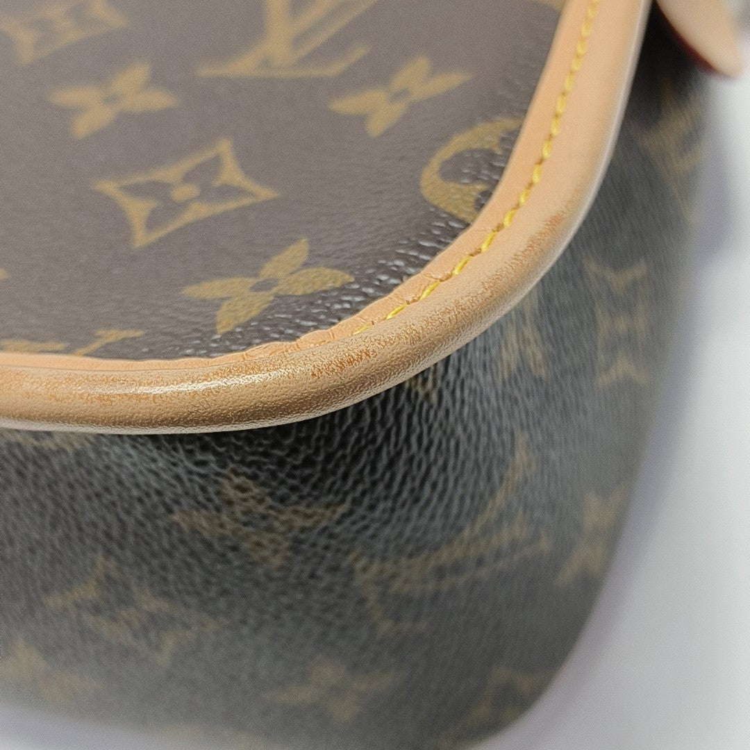 DIANE Monogram Coated Canvas Brown