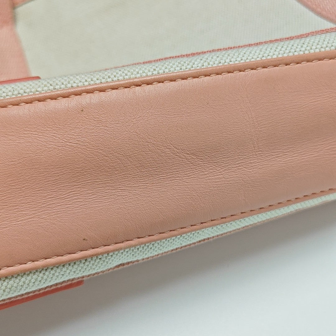 Navy Mini Canvas Beige