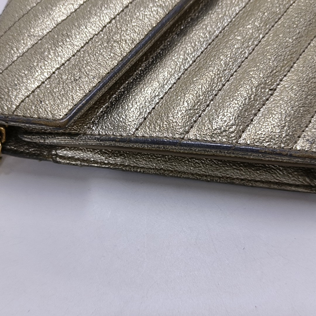 MONOGRAM Medium Chevron Calfskin Beige