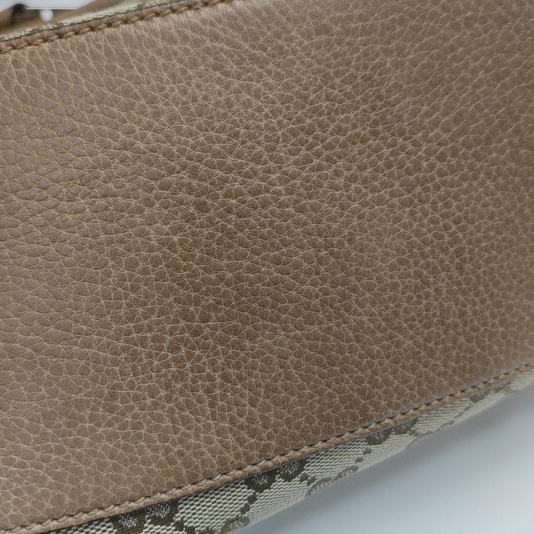 Monogram Canvas Top Handle Bag Beige