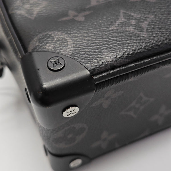 SOFT TRUNK Mini Monogram Coated Canvas Black