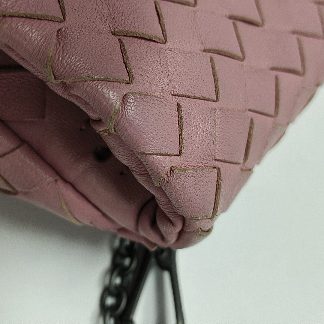 Lambskin Crossbody Bag Pink