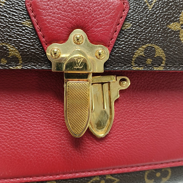 VICTOIRE Monogram Coated Canvas Brown
