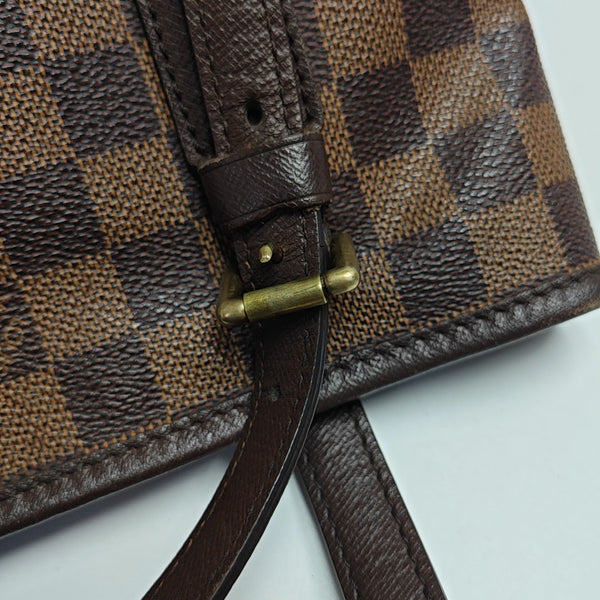 BUCKET PM Damier Ebene Coated Canvas Brown
