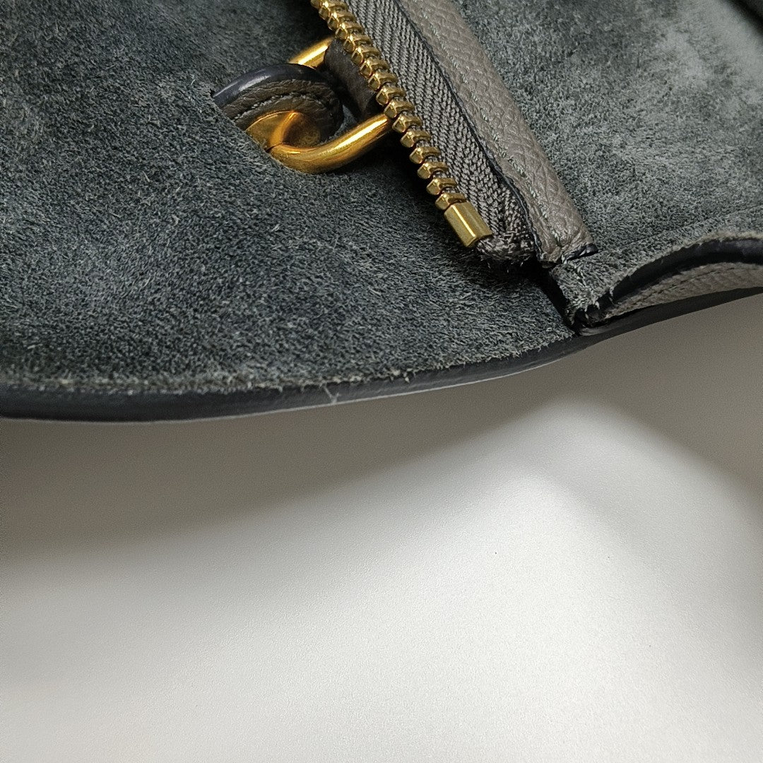 BELT Mini Calfskin Gray