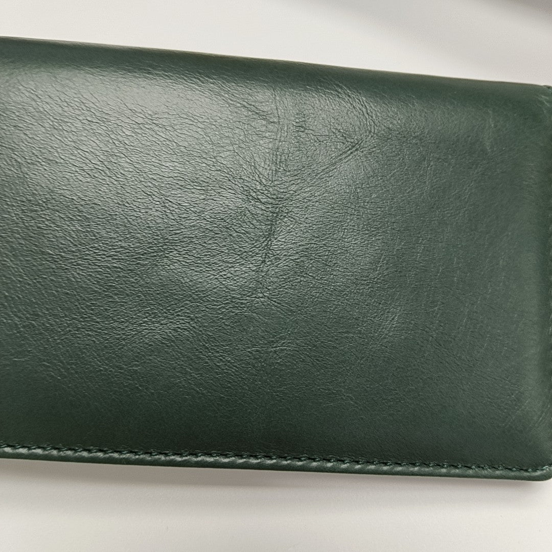 Leather Wallet Green