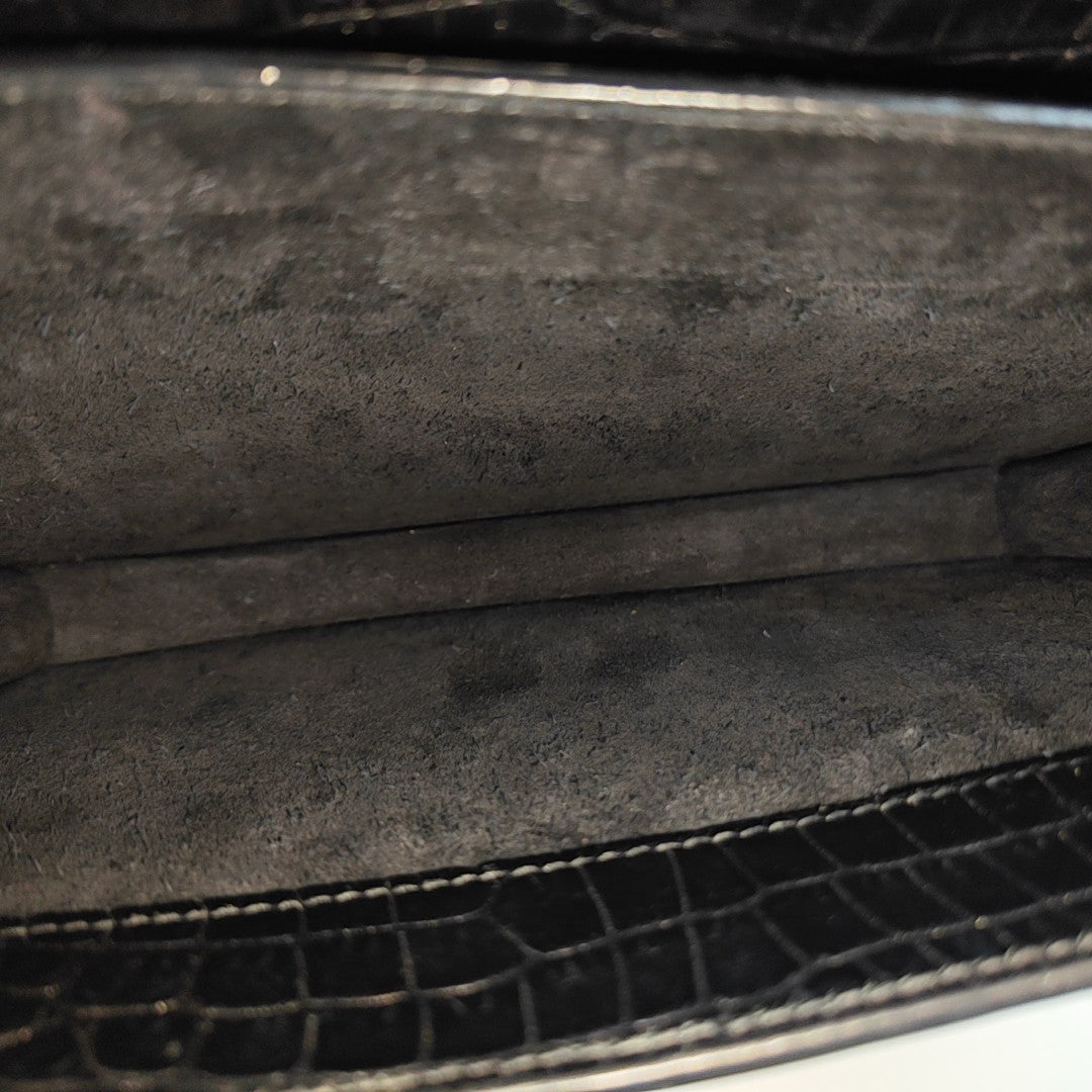 SUNSET Medium Calfskin Black