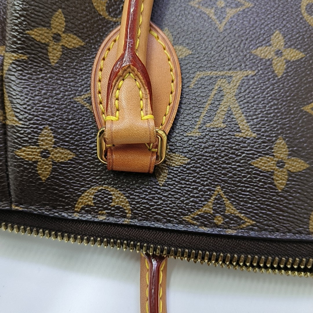 TURENNE MM Monogram Coated Canvas Brown
