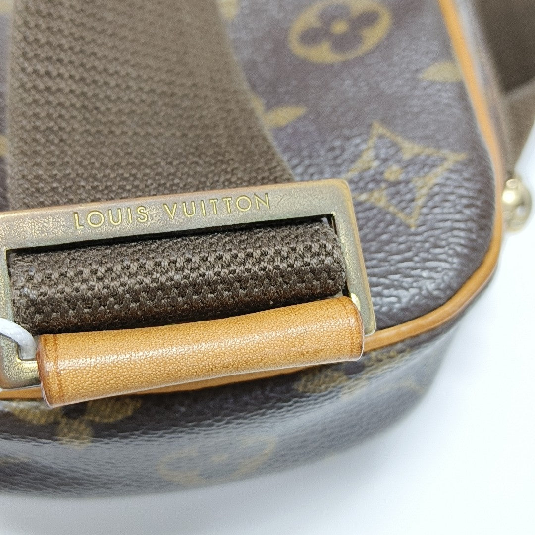 GANGE Monogram Coated Canvas Brown