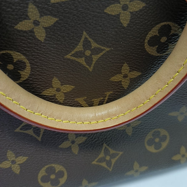 SPEEDY 25 Monogram Coated Canvas Brown