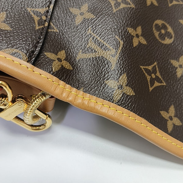 DIANE Monogram Coated Canvas Brown