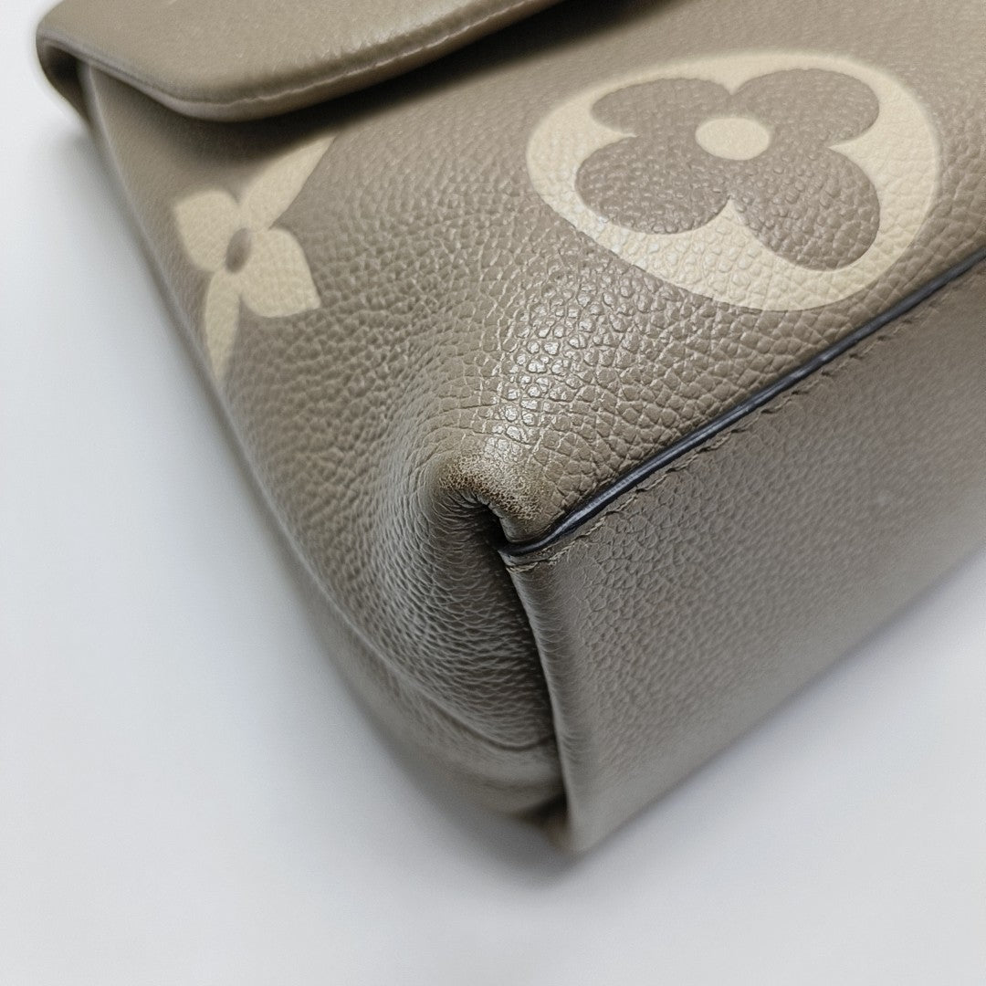 MADELEINE Monogram Calfskin Gray