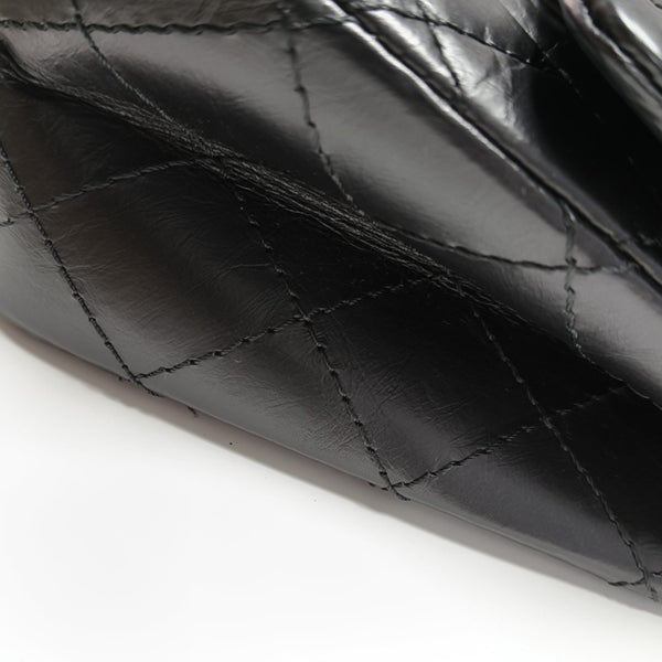 2.55 227 (jumbo) Quilted Calfskin Black