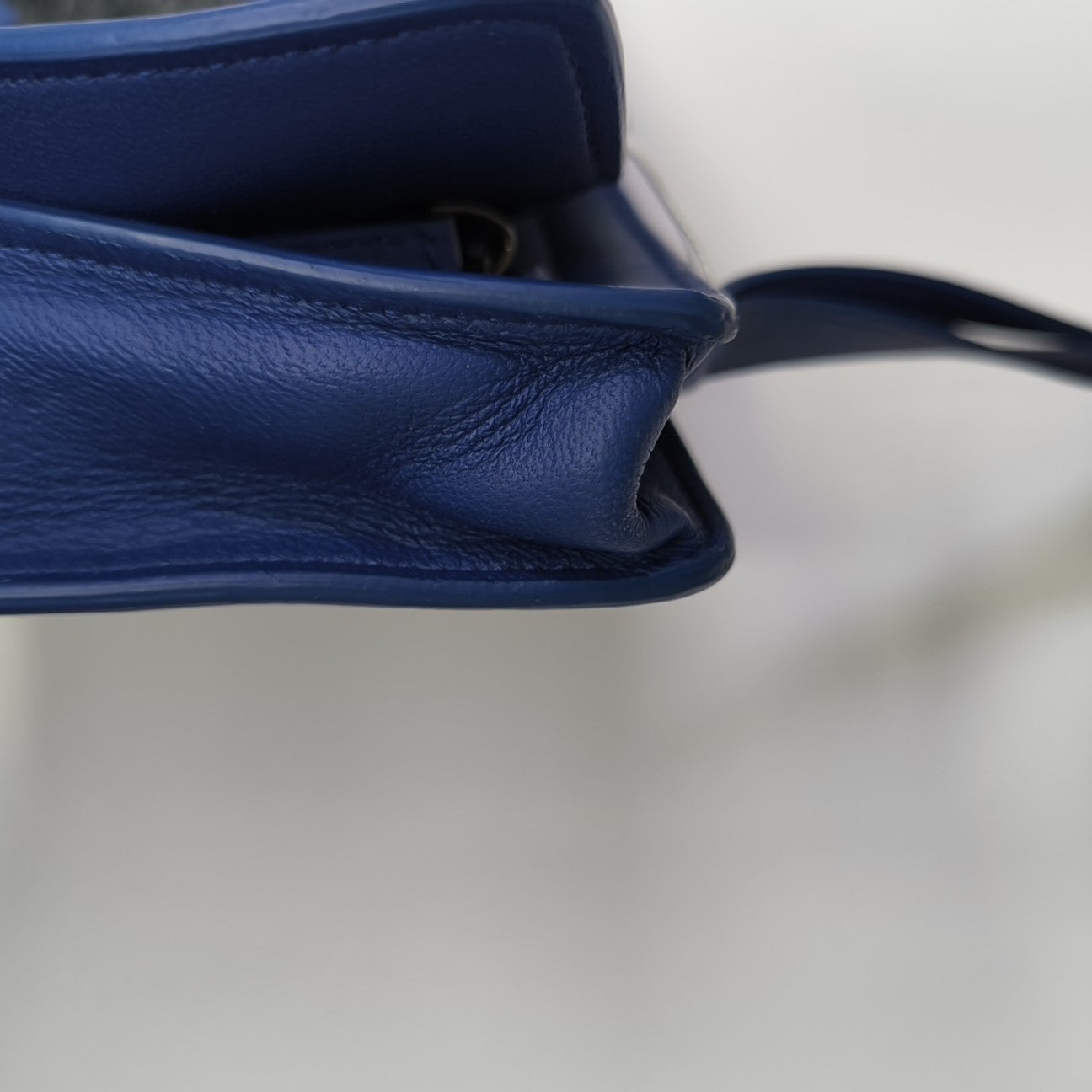Lambskin Clutch Blue