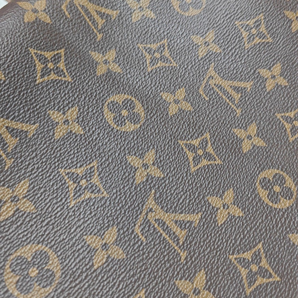 LOOP HOBO Monogram Coated Canvas Brown