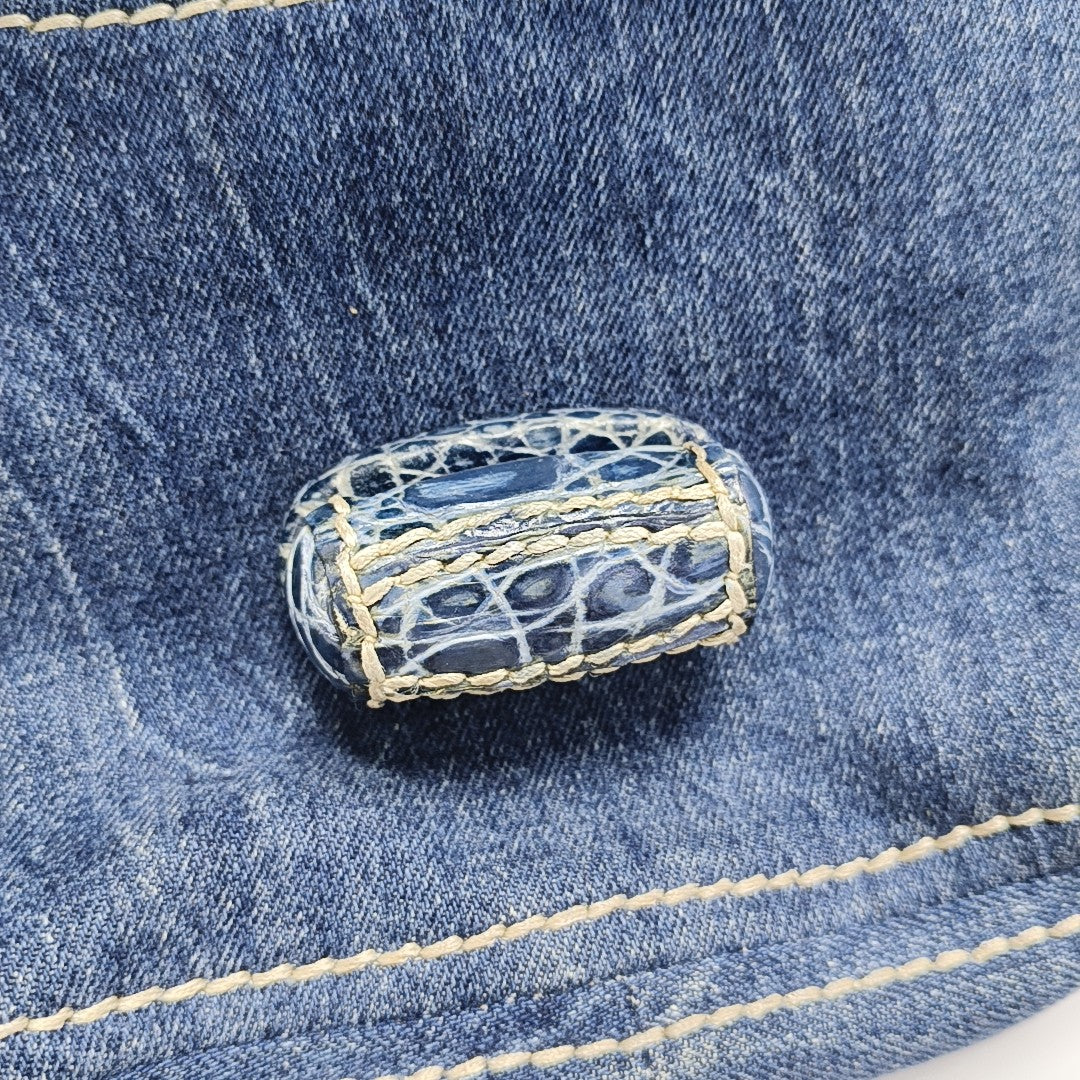 Denim Shoulder Bag Blue