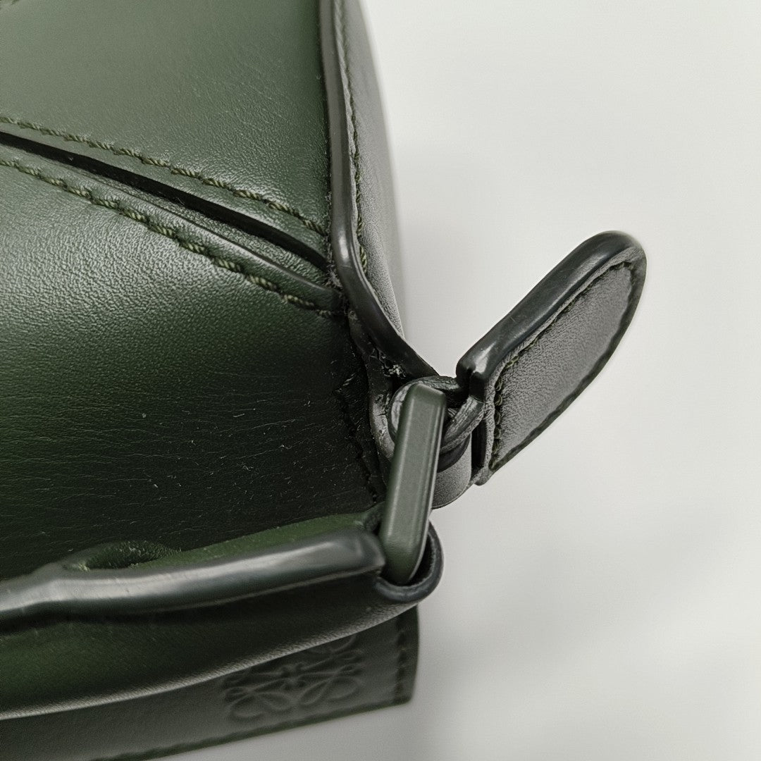 Puzzle Mini Calfskin Green