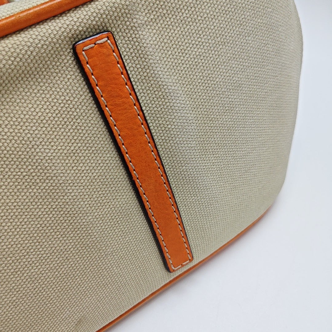 Canvas Shoulder Bag Beige