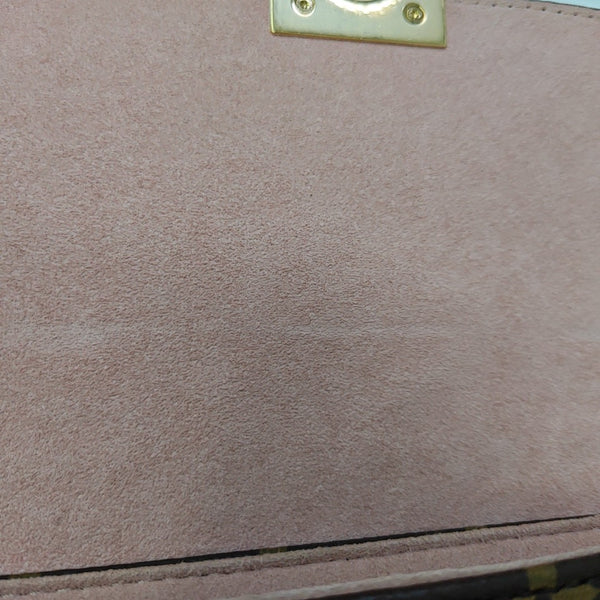 LOCKY BB Monogram Coated Canvas Pink