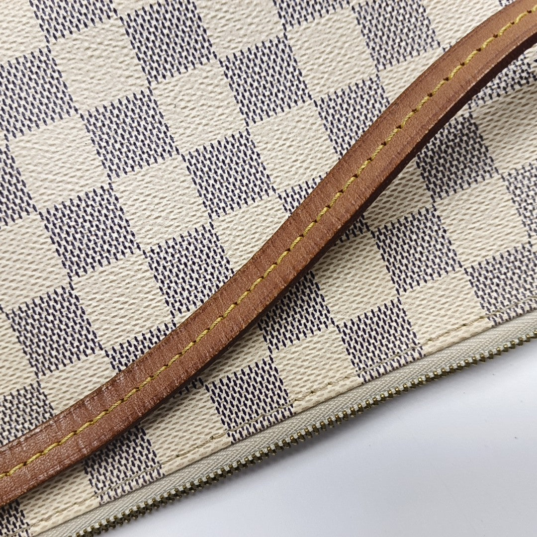 ACCESSOIRES GM Damier Azur Coated Canvas White