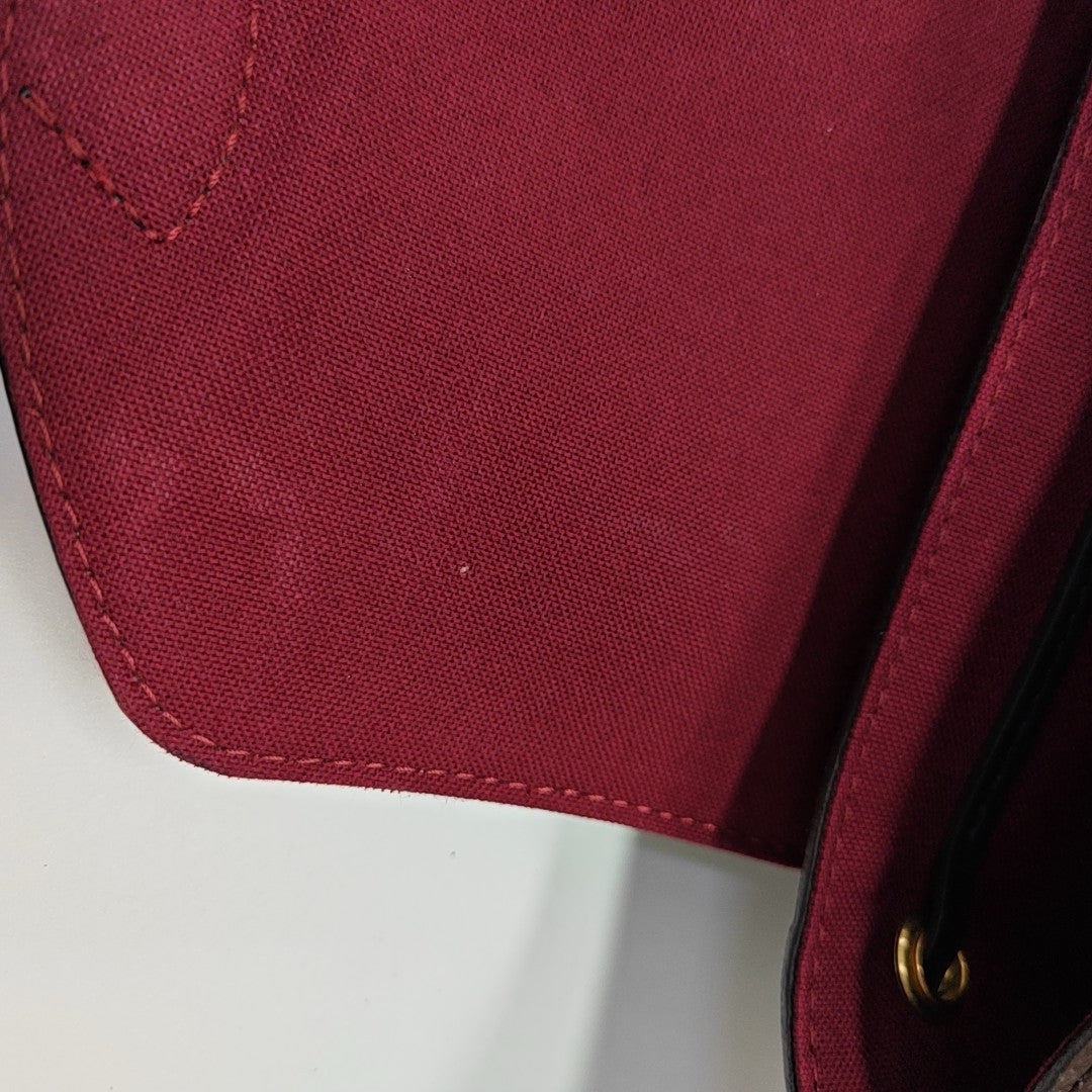 MONTSOURIS BB Monogram Coated Canvas Brown